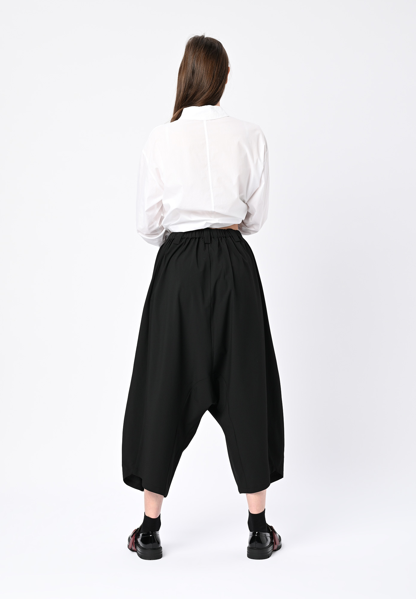 MOYURU - PERSPECTIVE BALLOON PANT - BLACK