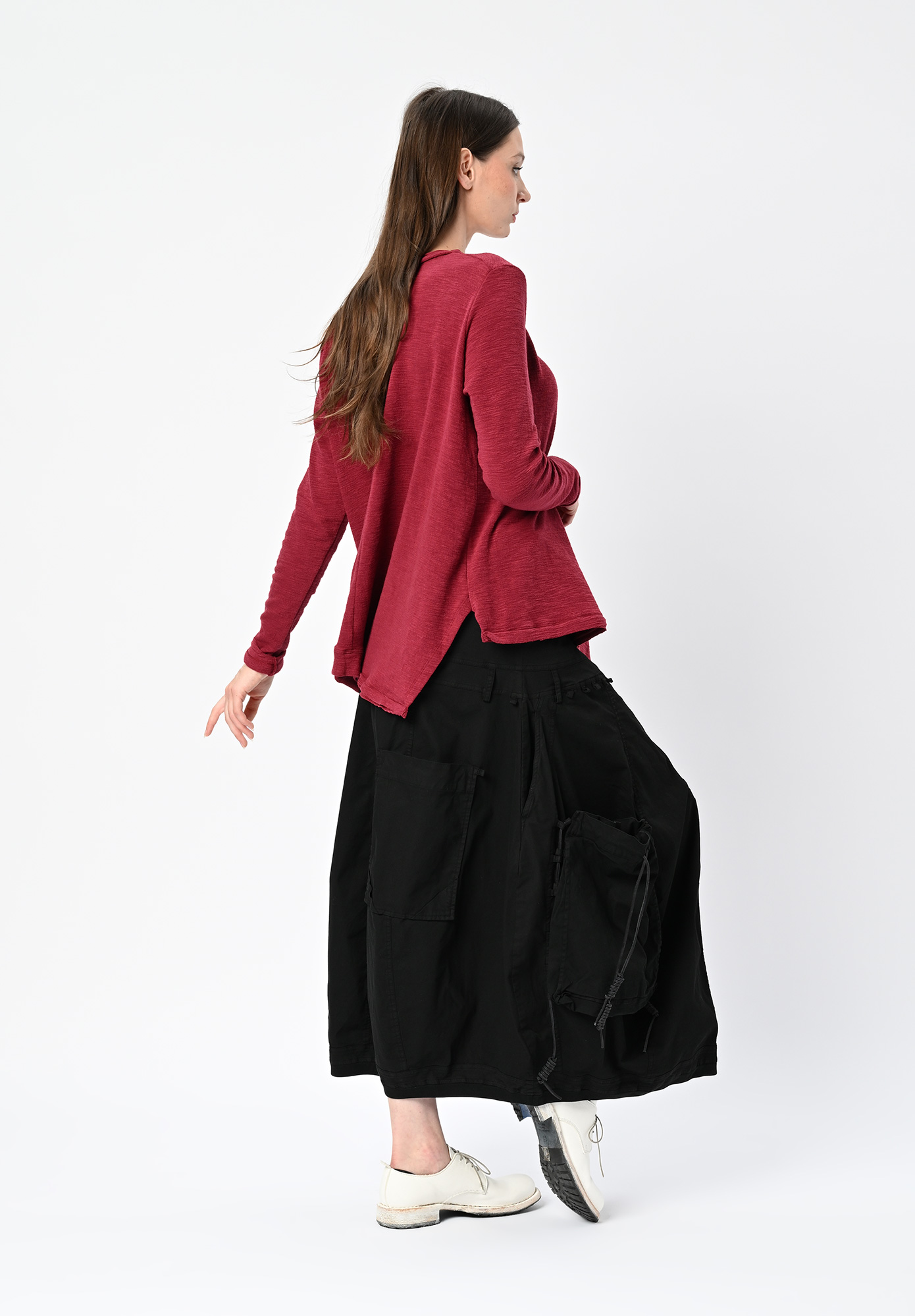 MOYURU - GALLERY CUT OUT TOP - CHERRY RED