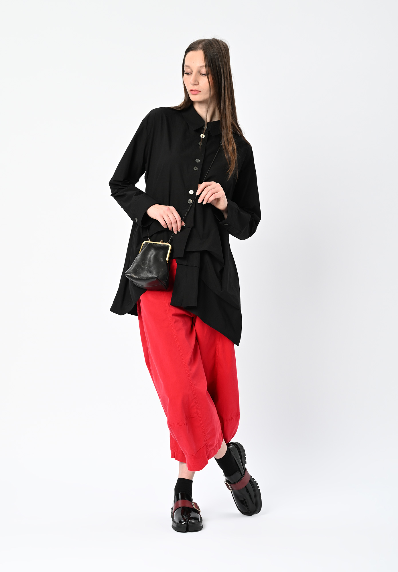 SIXCOUPDEFOUDRE - FRAME POUCH - DEER|BRASS - SUMI BLACK