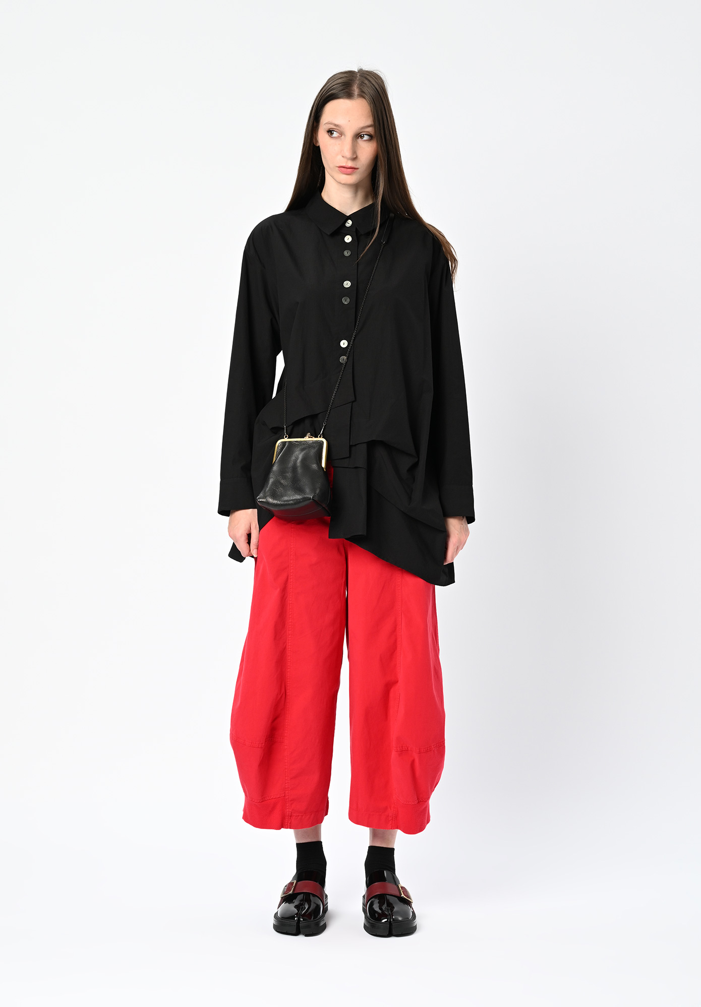 SIXCOUPDEFOUDRE - FRAME POUCH - DEER|BRASS - SUMI BLACK