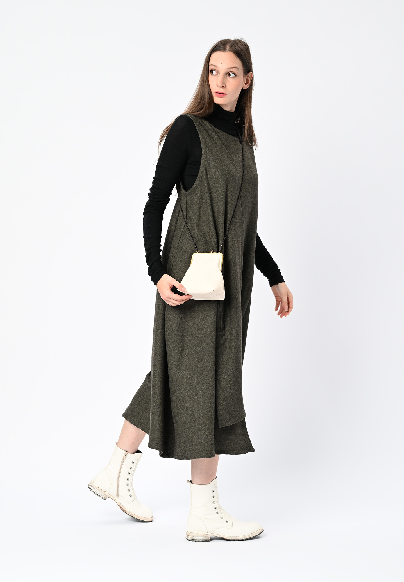 SIXCOUPDEFOUDRE - FRAME POUCH - DEER|BRASS - MILK