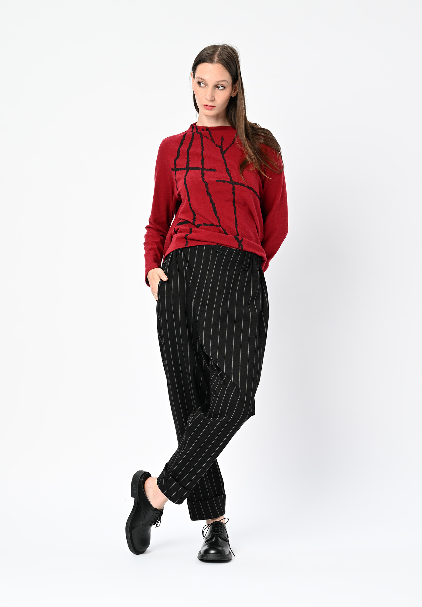 MOYURU - LINEA STRUCTURED PANT - BLACK