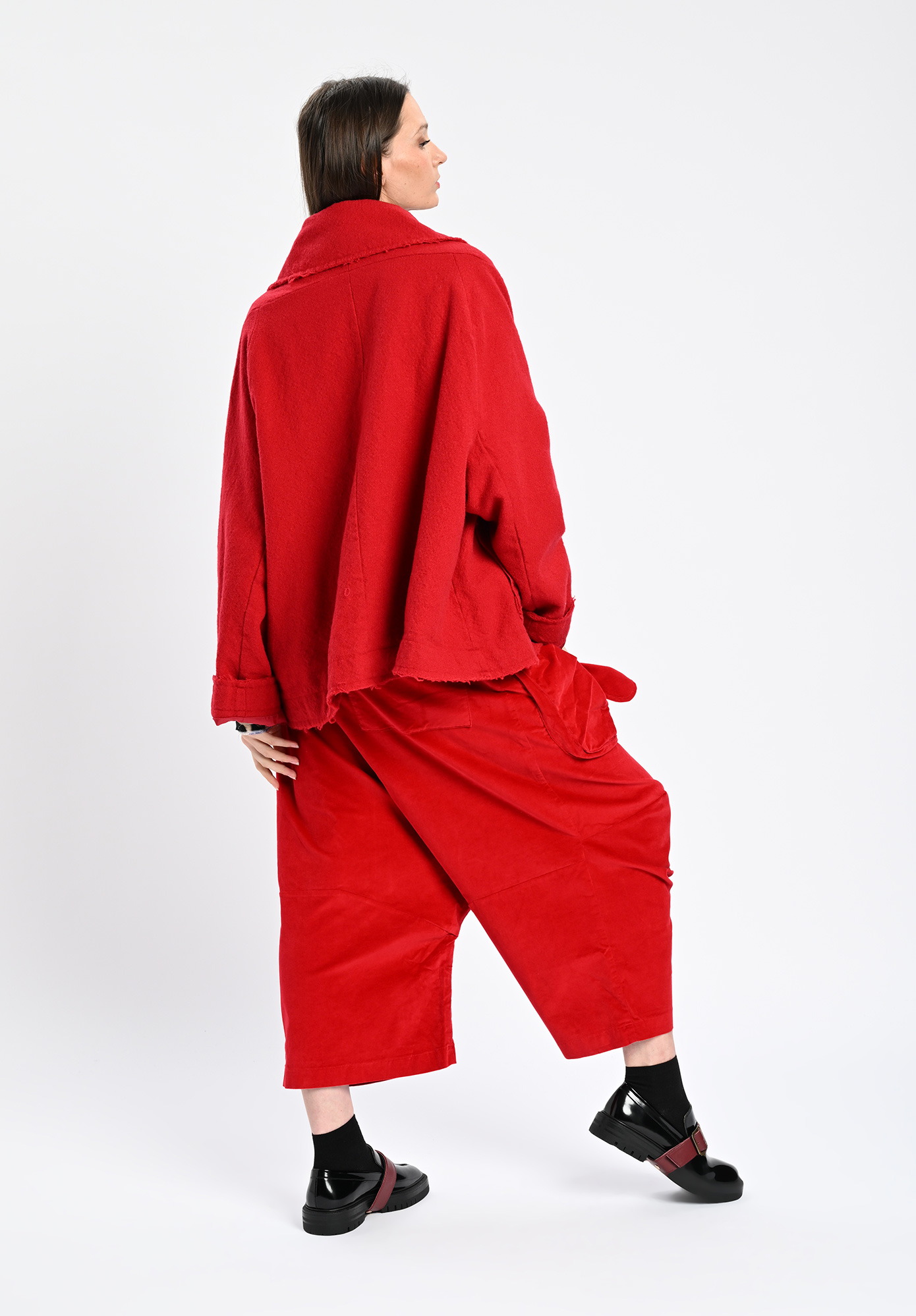 STUDIO RUNDHOLZ | BLACK LABEL - RAW SEAM RELAXED JACKET - ROSE