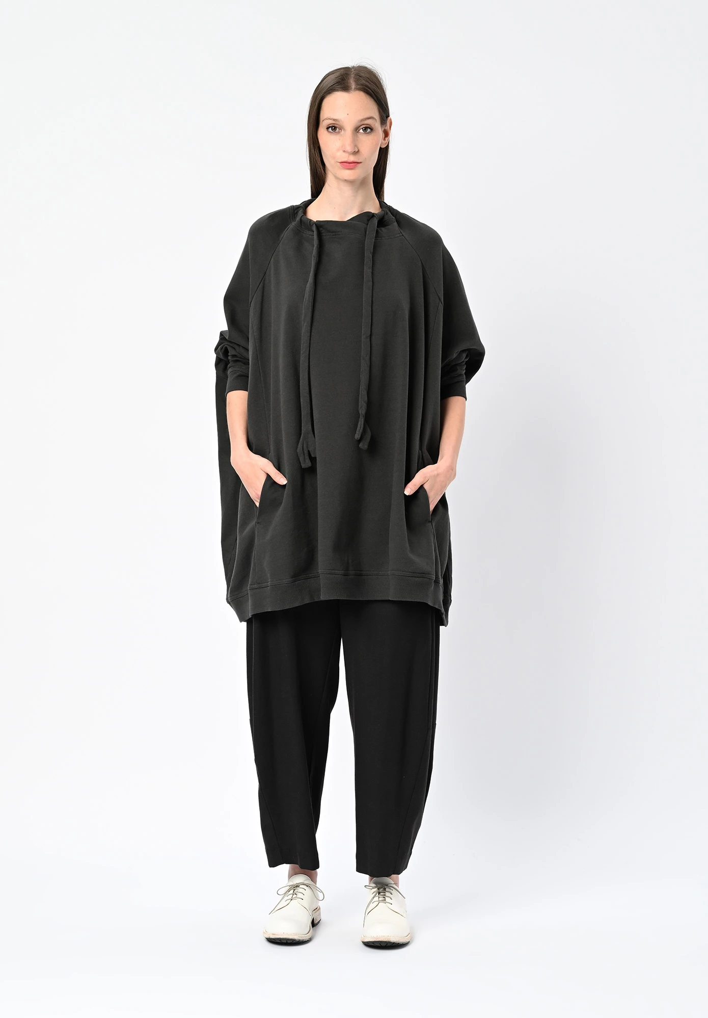 STUDIO RUNDHOLZ MAINLINE - FUNNEL NECK TUNIC - SWAMP