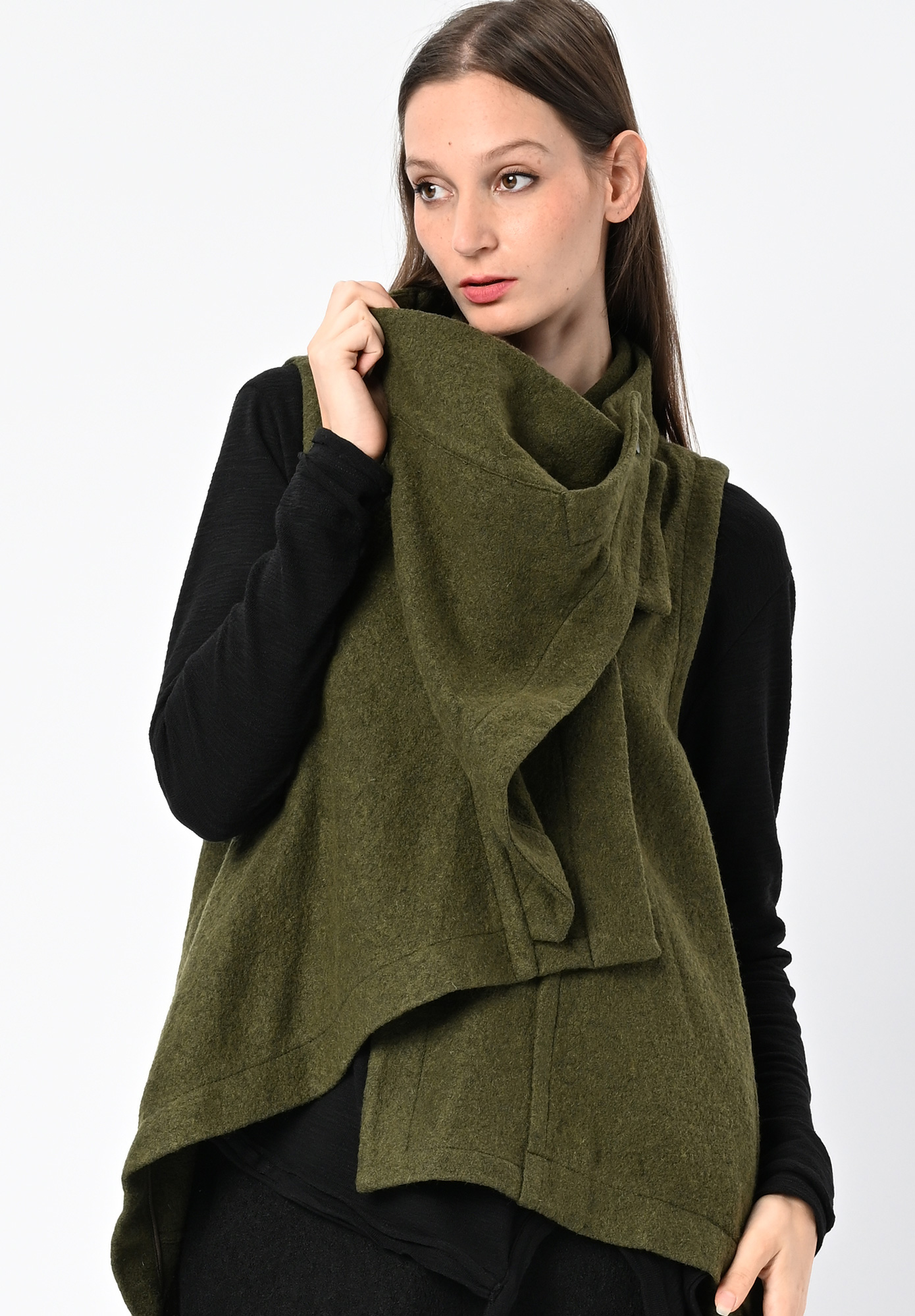 MOYURU - ORI FOLD VEST - KHAKI