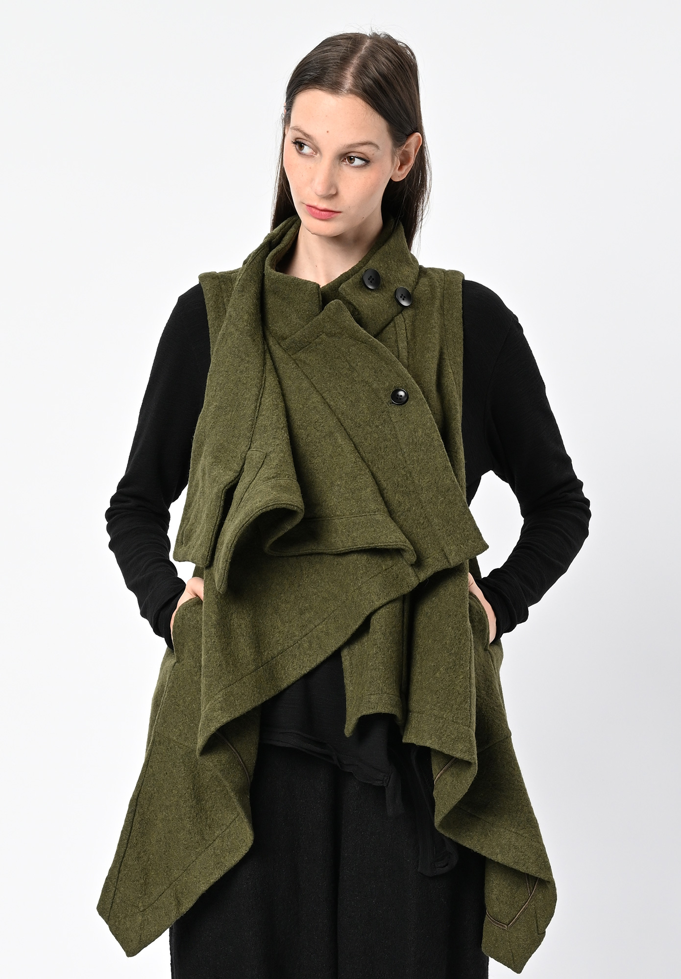 MOYURU - ORI FOLD VEST - KHAKI
