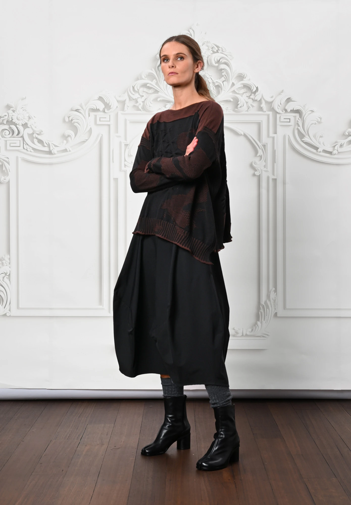 MM SÖHN  - POSITION SKIRT - BLACK