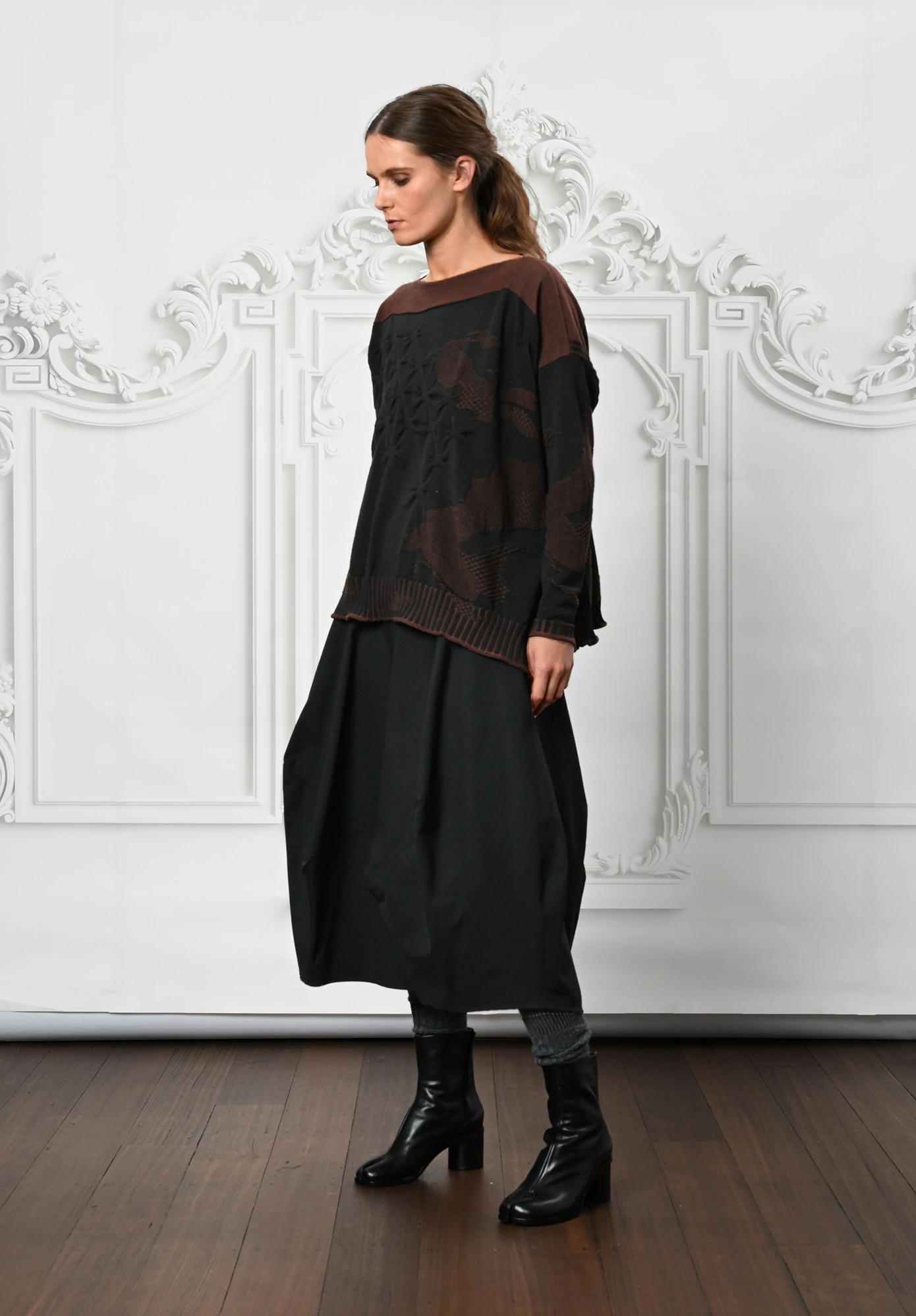 MM SÖHN  - POSITION SKIRT - BLACK