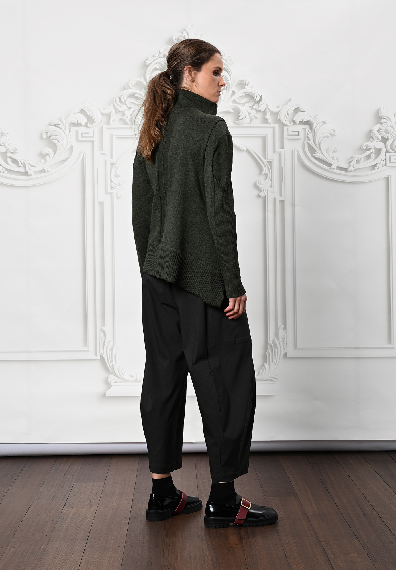 MM SÖHN - EQUESTRIAN CARDIGAN - LICHEN MM SÖHN - EQUESTRIAN CARDIGAN - LICHEN