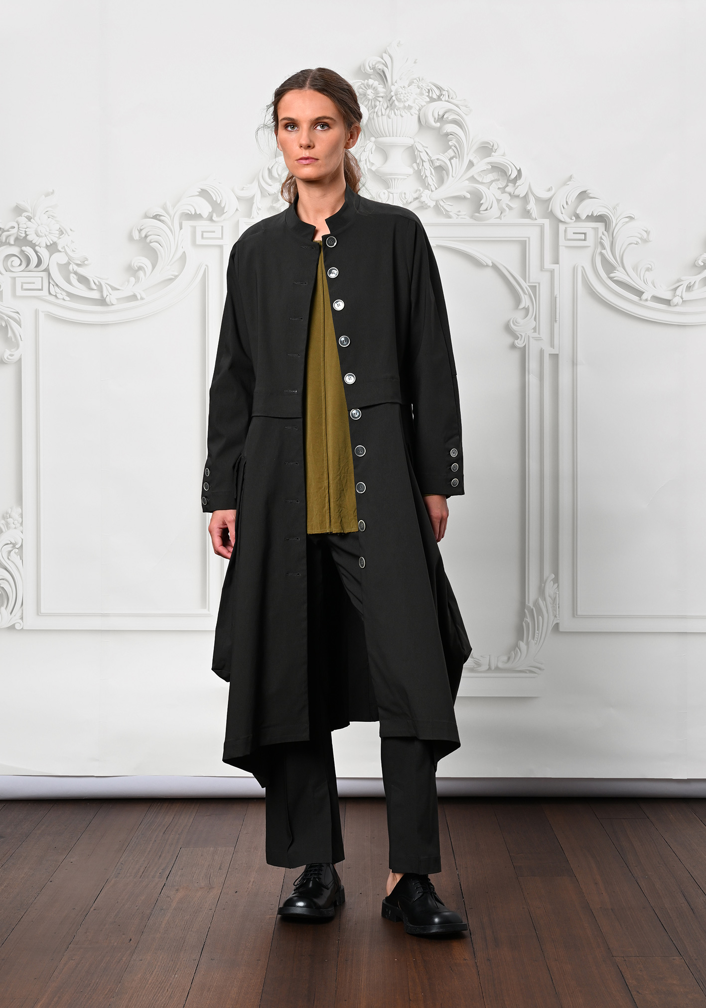 MM SÖHN  - DRESSAGE EXTENDED POCKET COAT - HUNTER