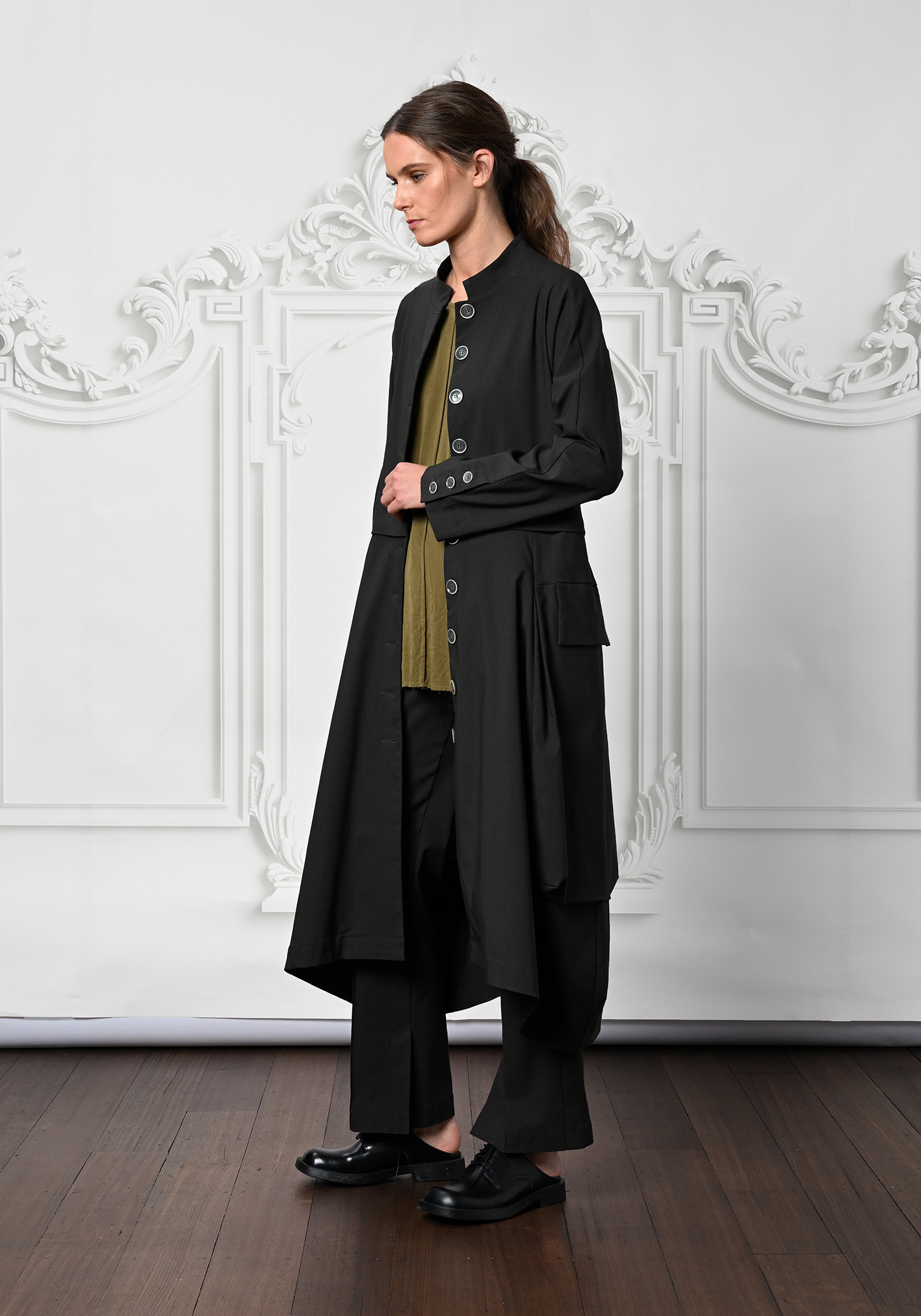MM SÖHN  - DRESSAGE EXTENDED POCKET COAT - HUNTER