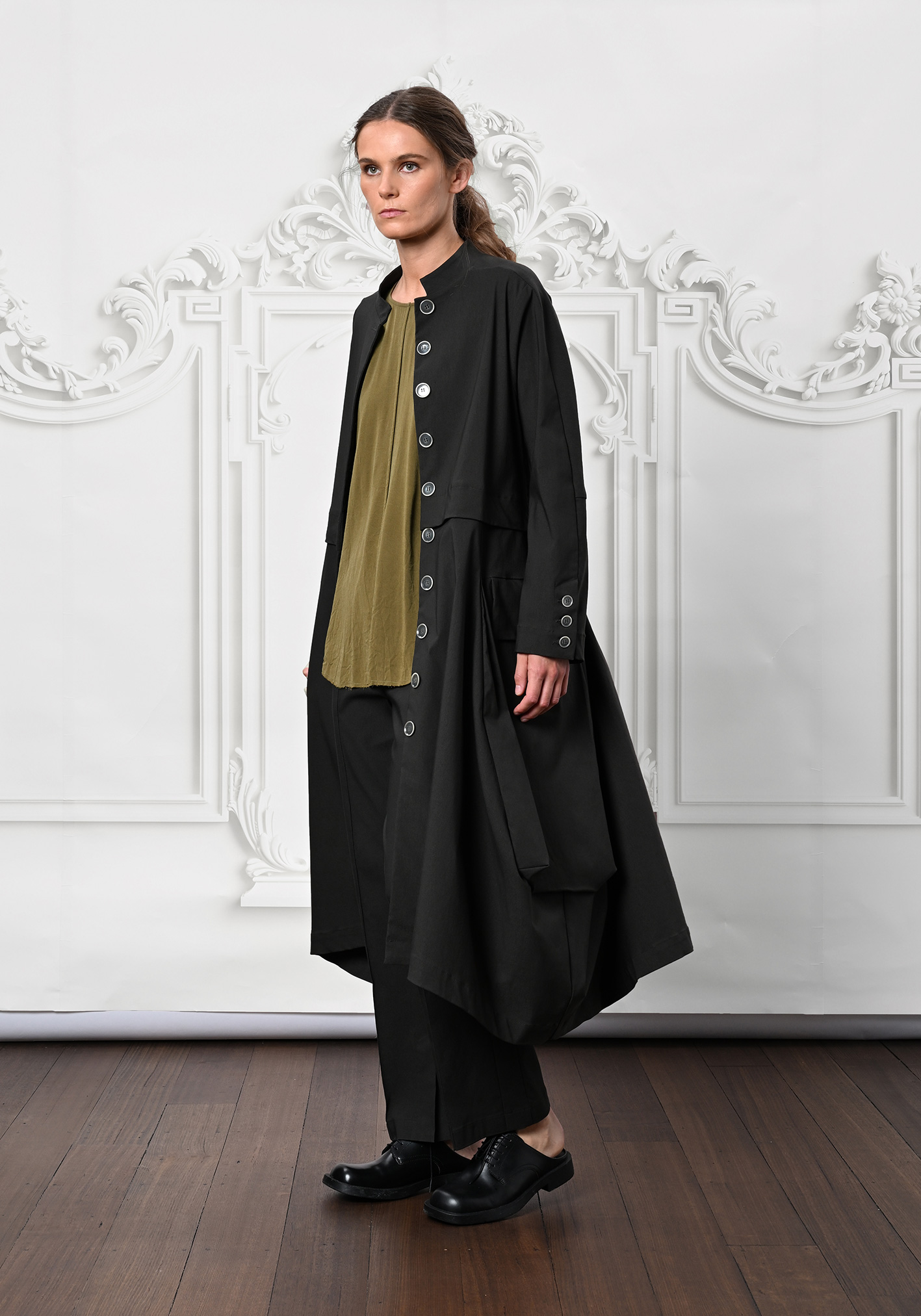 MM SÖHN  - DRESSAGE EXTENDED POCKET COAT - HUNTER