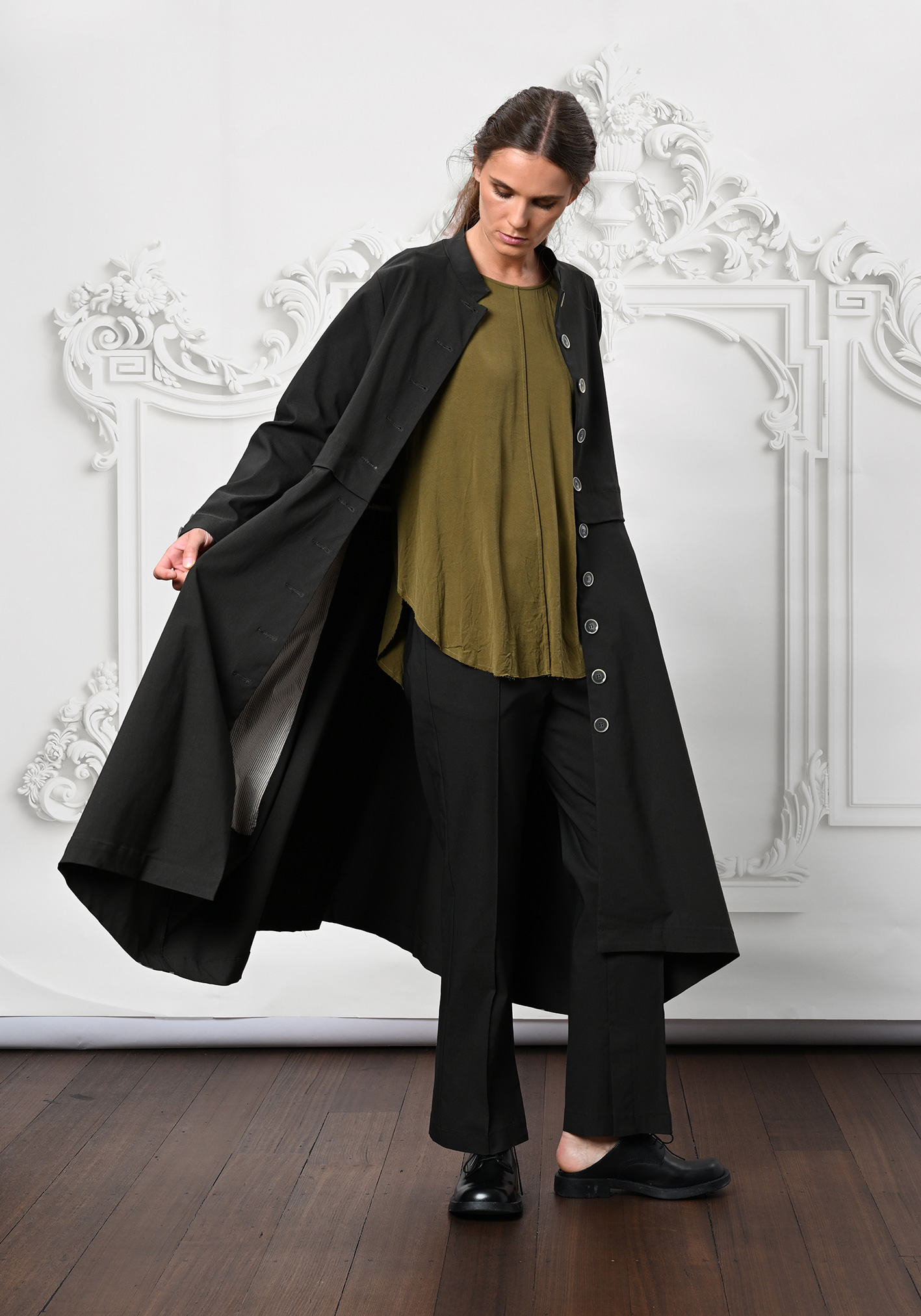MM SÖHN  - DRESSAGE EXTENDED POCKET COAT - HUNTER