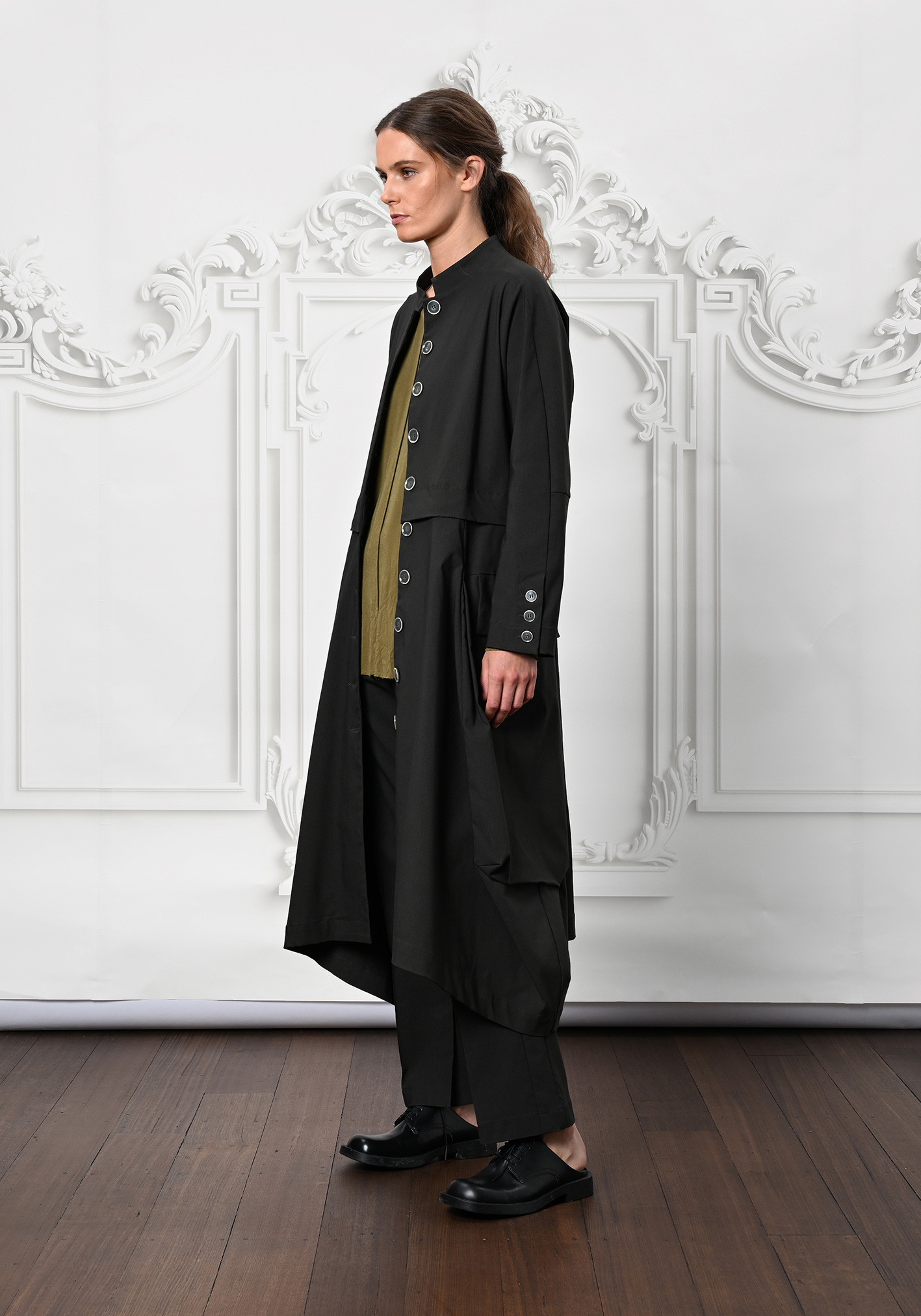 MM SÖHN  - DRESSAGE EXTENDED POCKET COAT - HUNTER