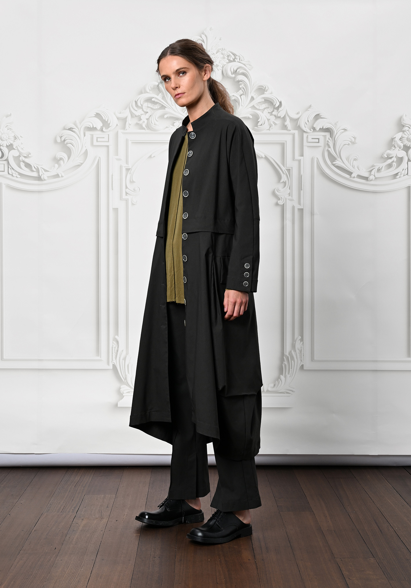MM SÖHN  - DRESSAGE EXTENDED POCKET COAT - HUNTER