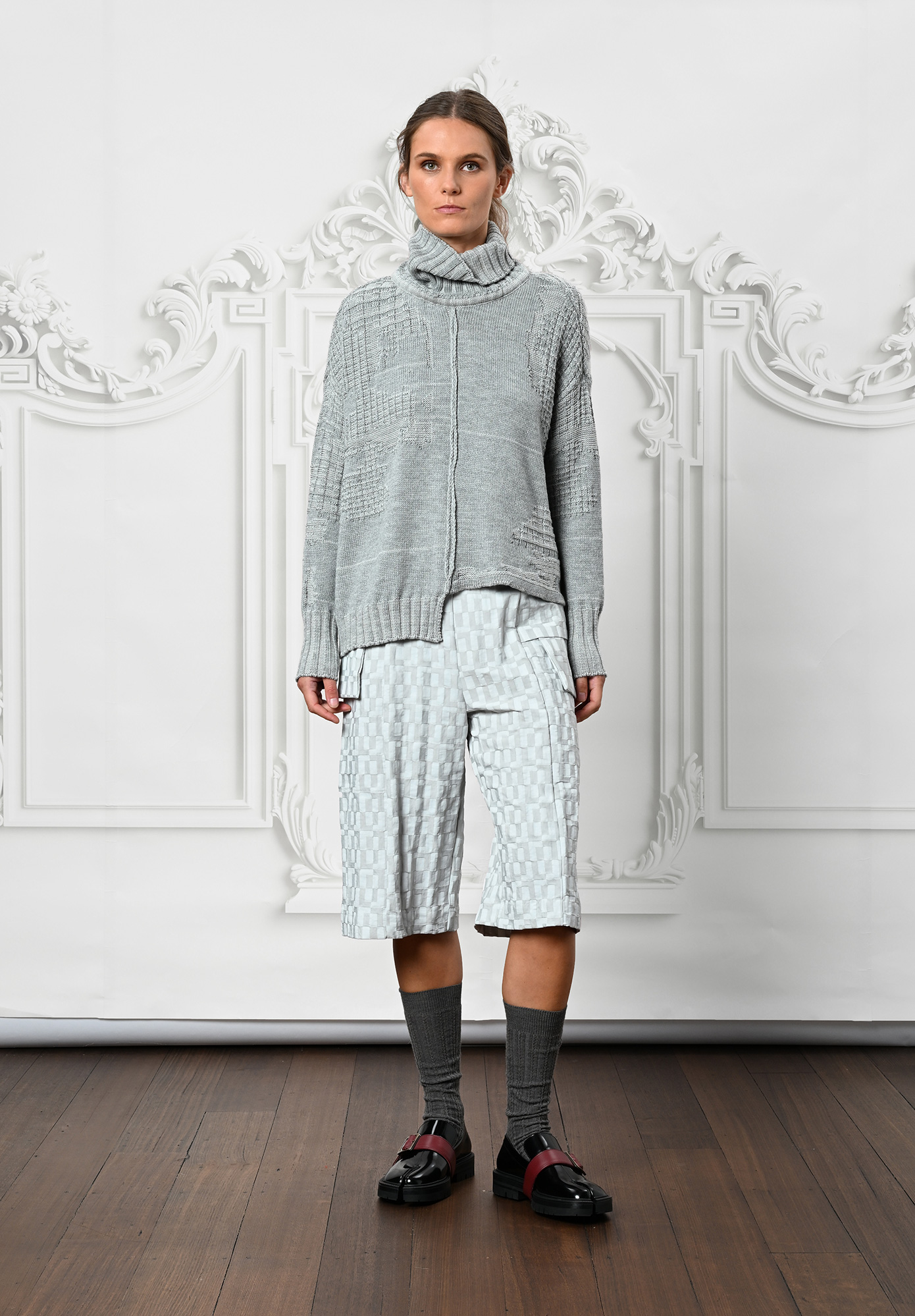 MM SÖHN  - AXIS JUMPER - PALE GREY | CLOUD