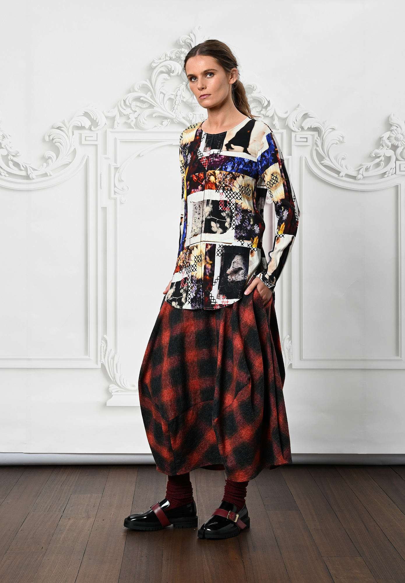 MM SÖHN - ARC CONTOUR TOP - COLLECTOR PRINT MM SÖHN - ARC CONTOUR TOP - COLLECTOR PRINT