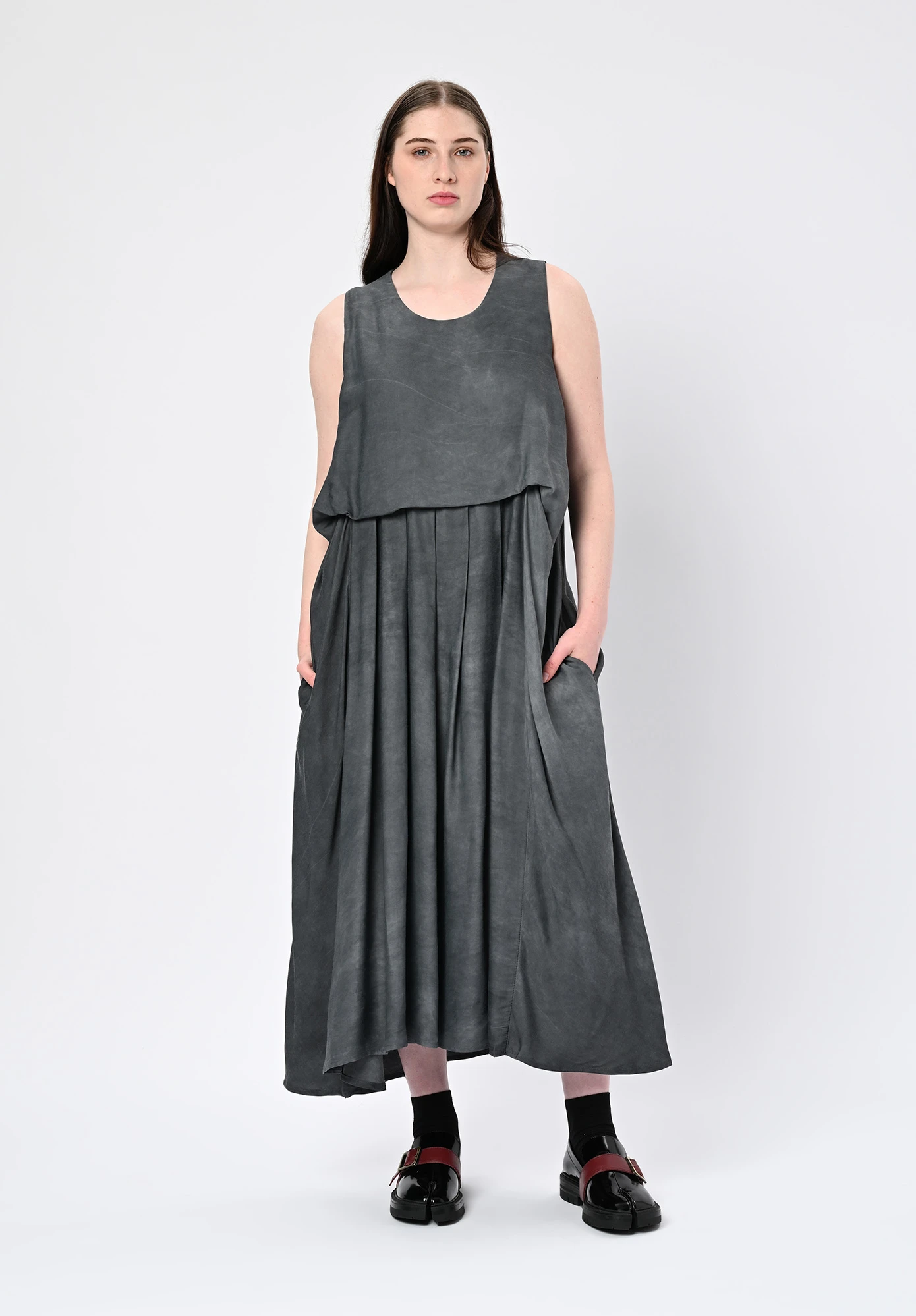 LA VACA LOCA - CONTIGO DRESS - MAGNET GREY