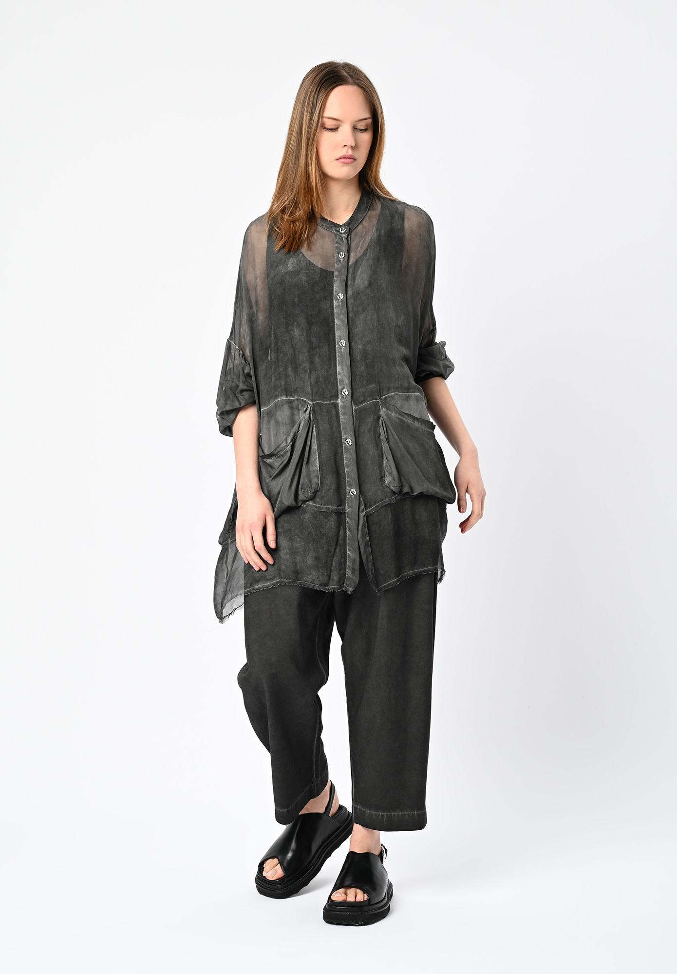LA VACA LOCA - OJO TROUSERS - COLD BLACK LA VACA LOCA - OJO TROUSERS - COLD BLACK
