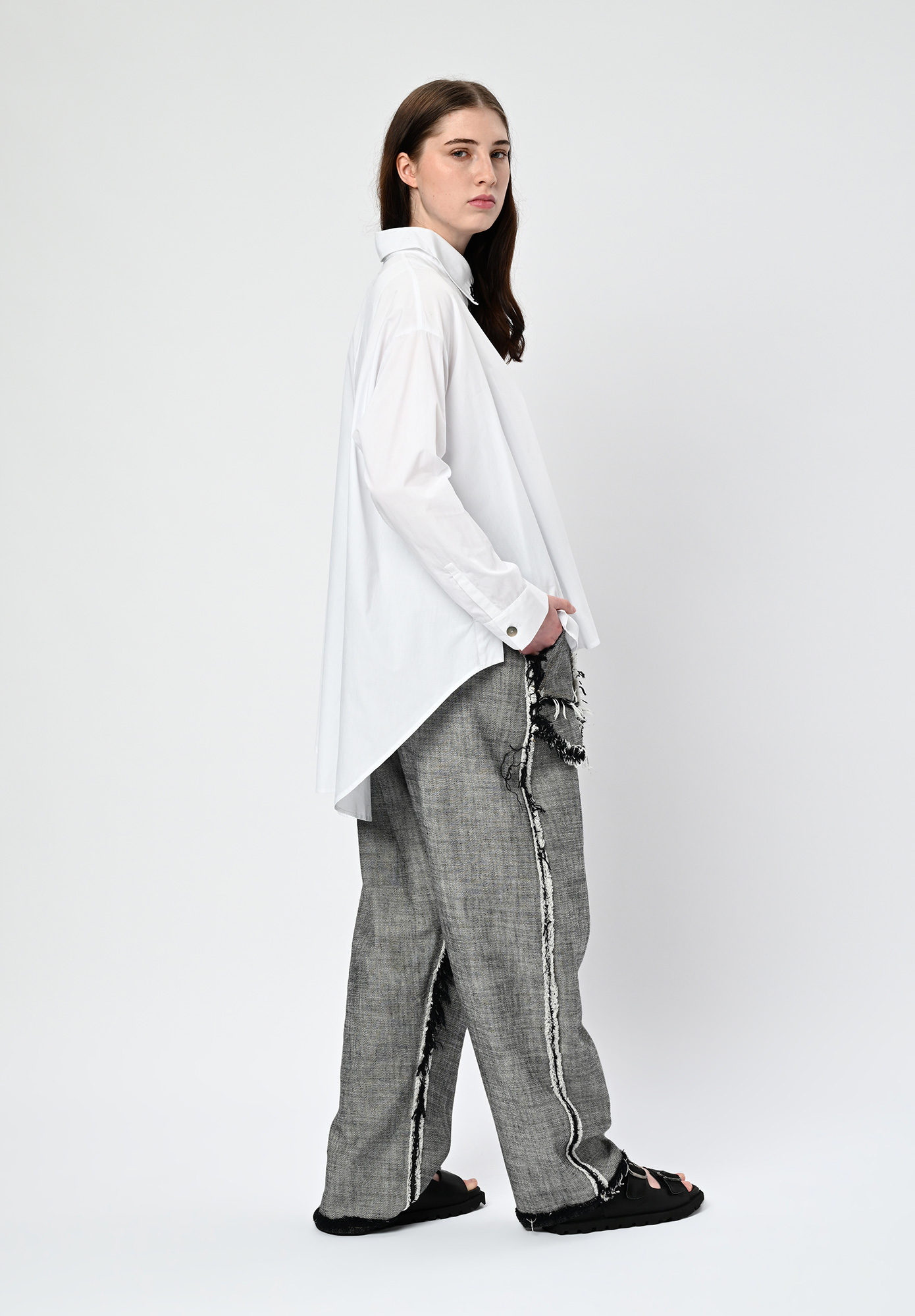LA VACA LOCA - JUNTRO TROUSERS - BLUE BLACK JEAN