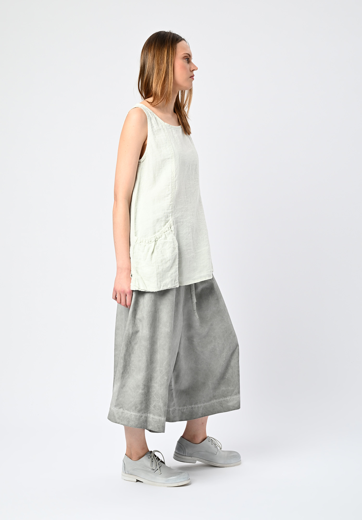 LA VACA LOCA - RHONDA BERMUDA SHORTS - ELEPHANT SKIN