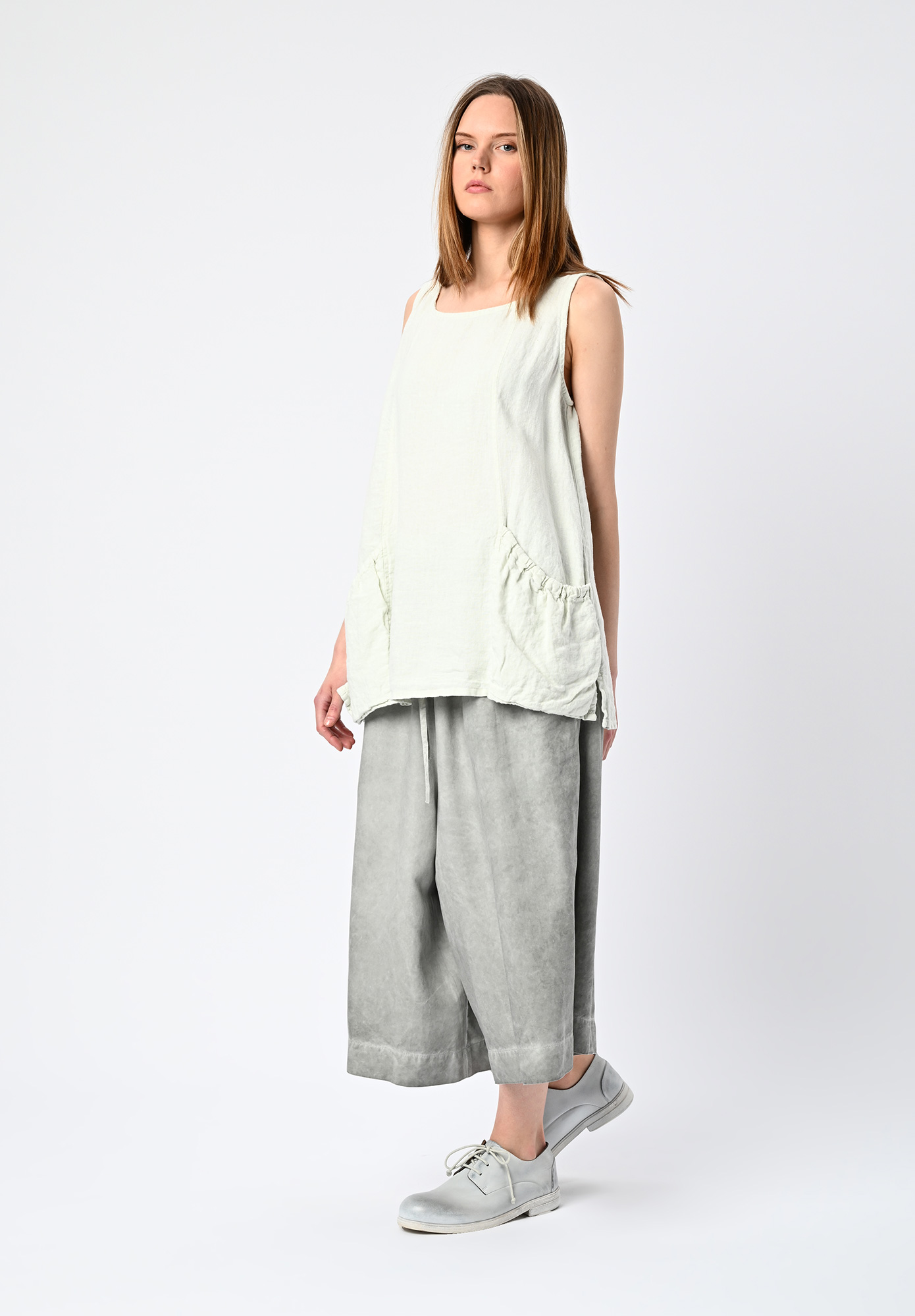 LA VACA LOCA - RHONDA BERMUDA SHORTS - ELEPHANT SKIN