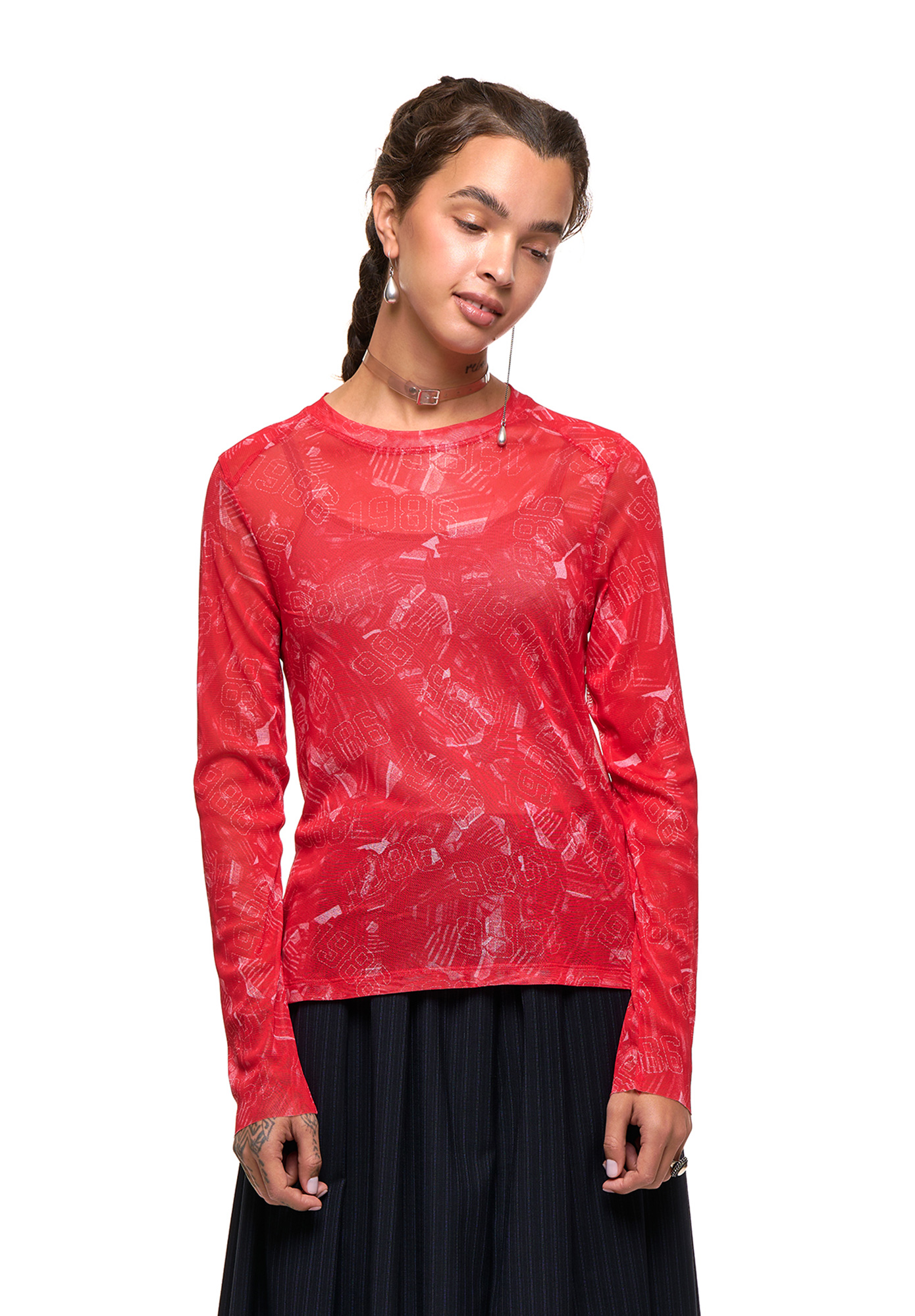 NOM*d - NEW FIT LONG SLEEVE - KNOCKOUT PRINT NOM*d - NEW FIT LONG SLEEVE - KNOCKOUT PRINT