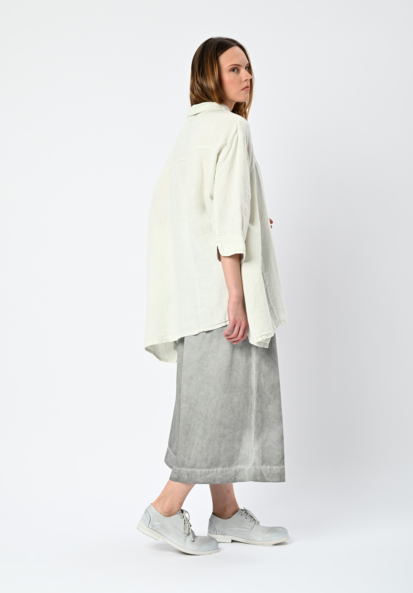 STUDIO RUNDHOLZ | BLACK LABEL - SHIRT ELBOW LENGTH SLEEVES - SALINA STUDIO RUNDHOLZ | BLACK LABEL - SHIRT ELBOW LENGTH SLEEVES - SALINA