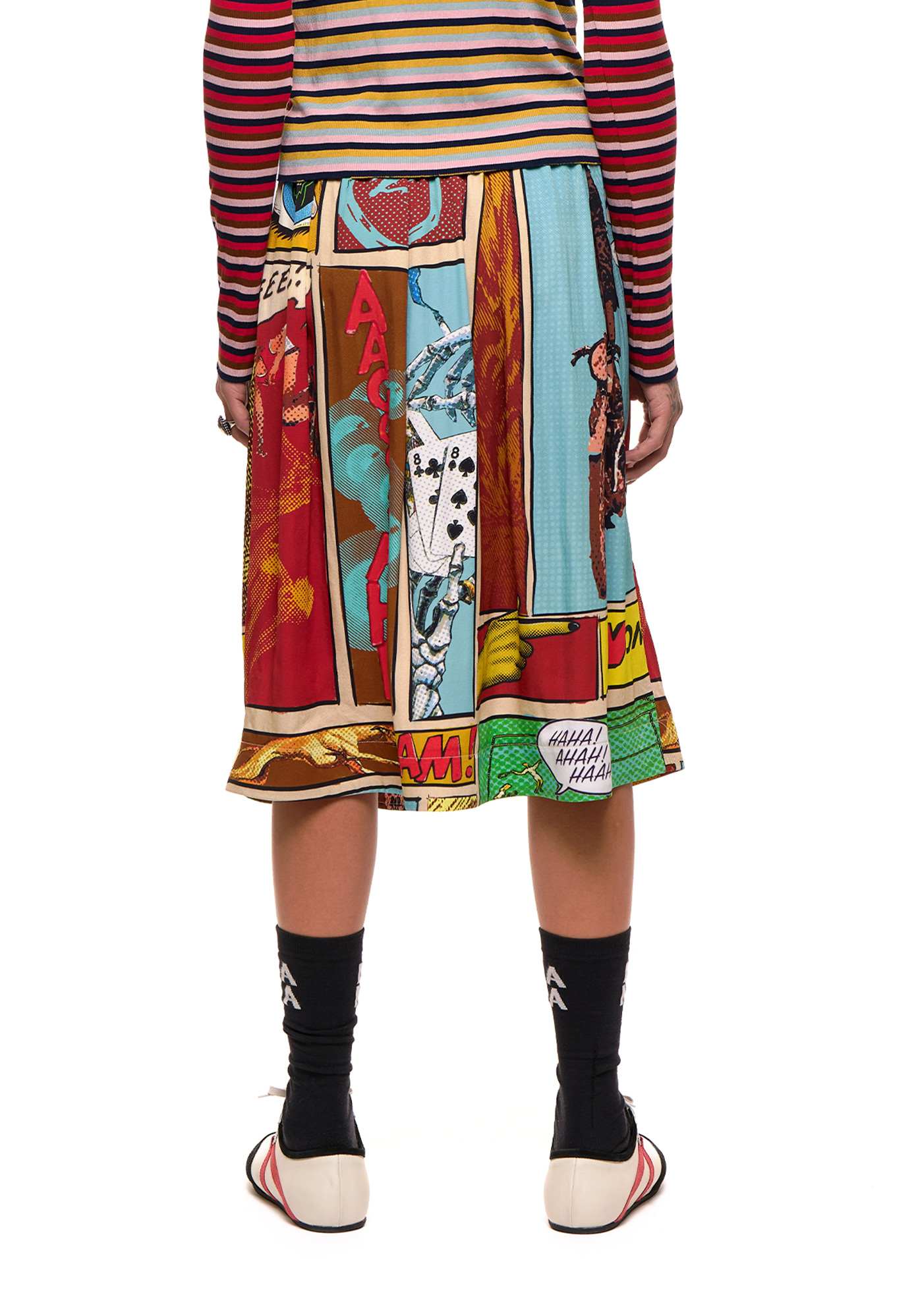 NOM*d - CLASSICS SKIRT - COMIC STRIP PRINT NOM*d - CLASSICS SKIRT - COMIC STRIP PRINT