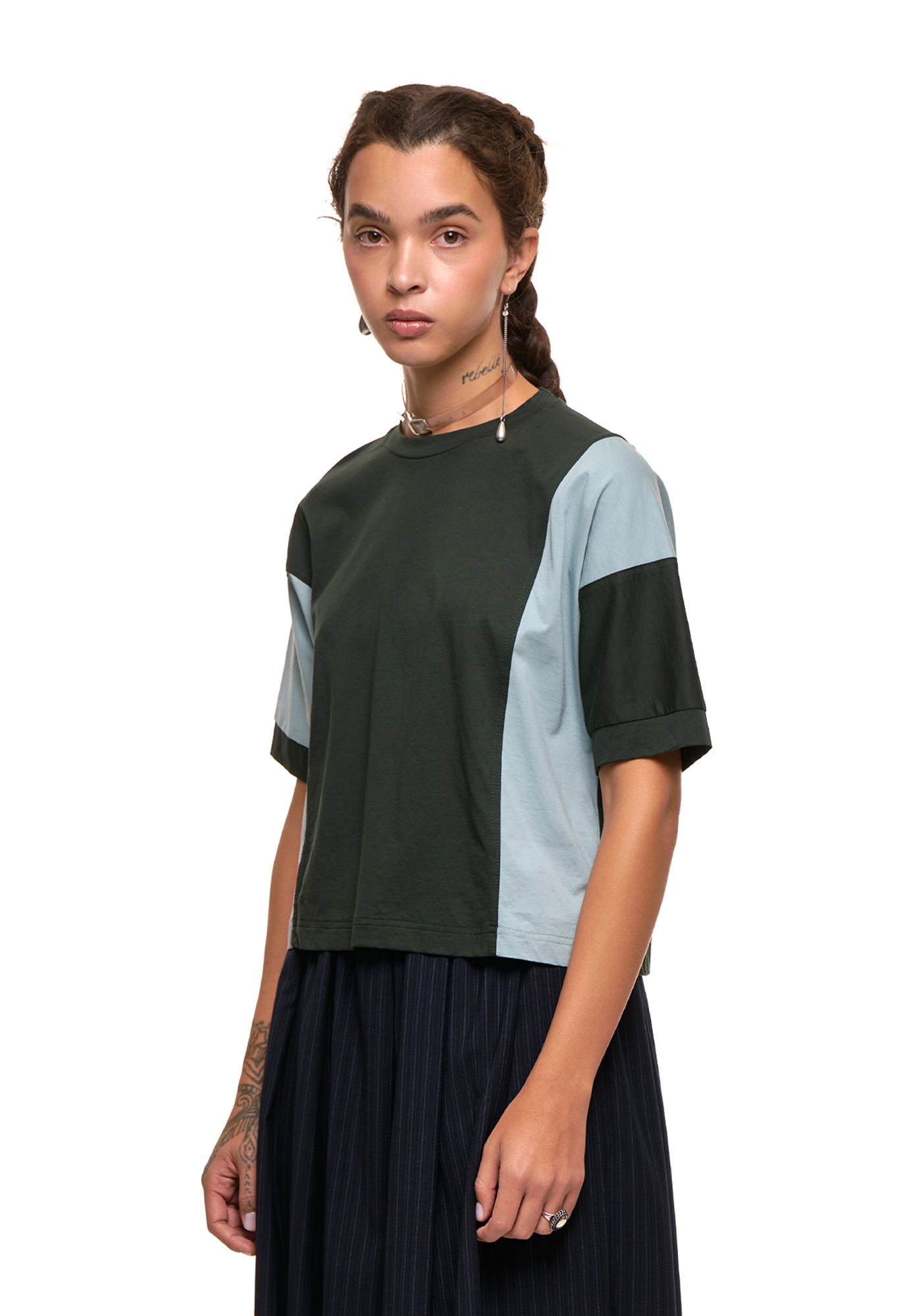 NOM*d - TRACK TEE - OIL NOM*d - TRACK TEE - OIL