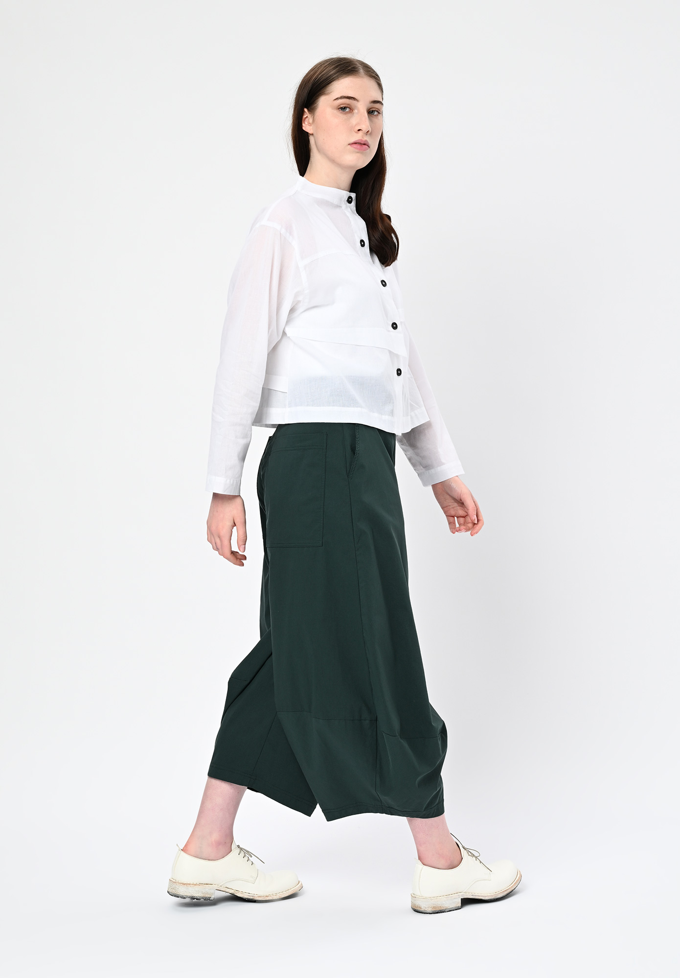 MOYURU - NAMI SHIRT JACKET - WHITE MOYURU - NAMI SHIRT JACKET - WHITE