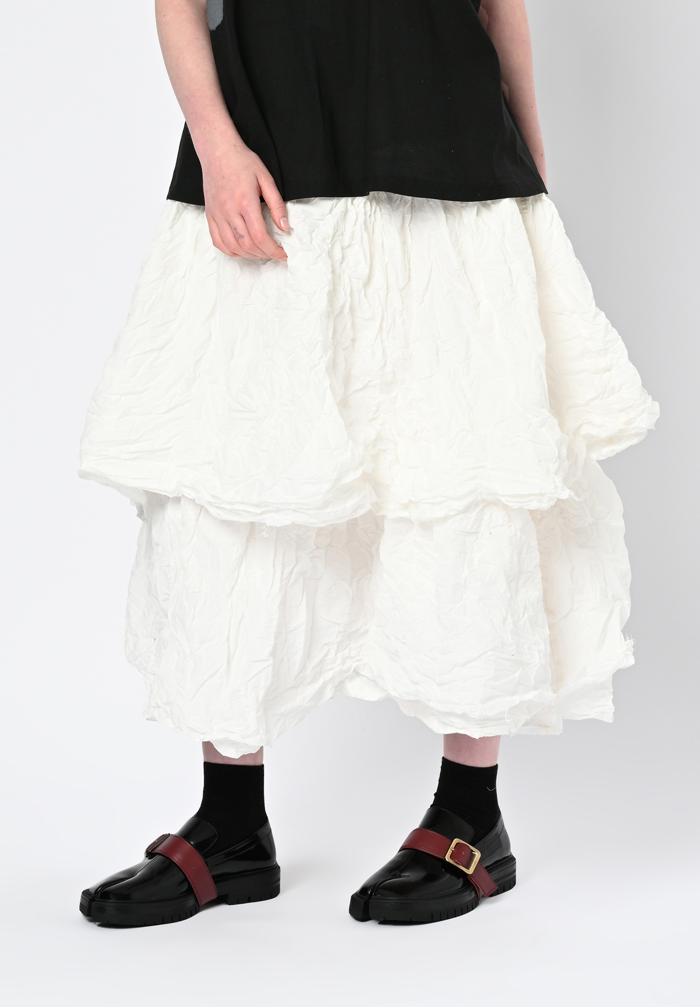 PRIVATSACHEN - ELORGANZA DOUBLE LAYER SKIRT - SCHNEE | WHITE