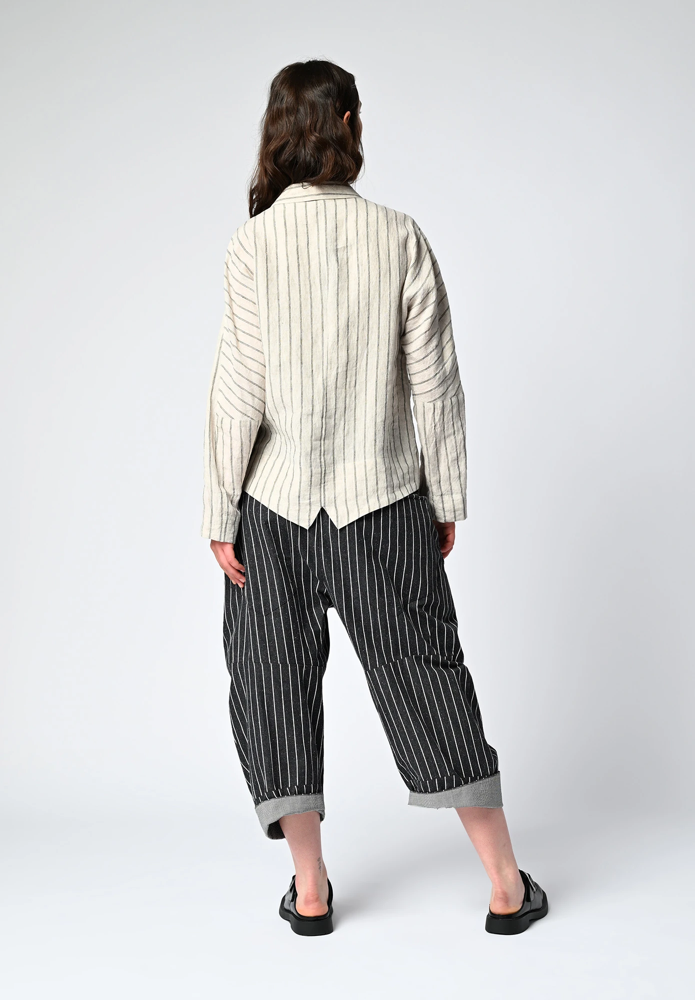 MM SÖHN - SONDER SHIRT JACKET - NICKLE STRIPE MM SÖHN - SONDER SHIRT JACKET - NICKLE STRIPE