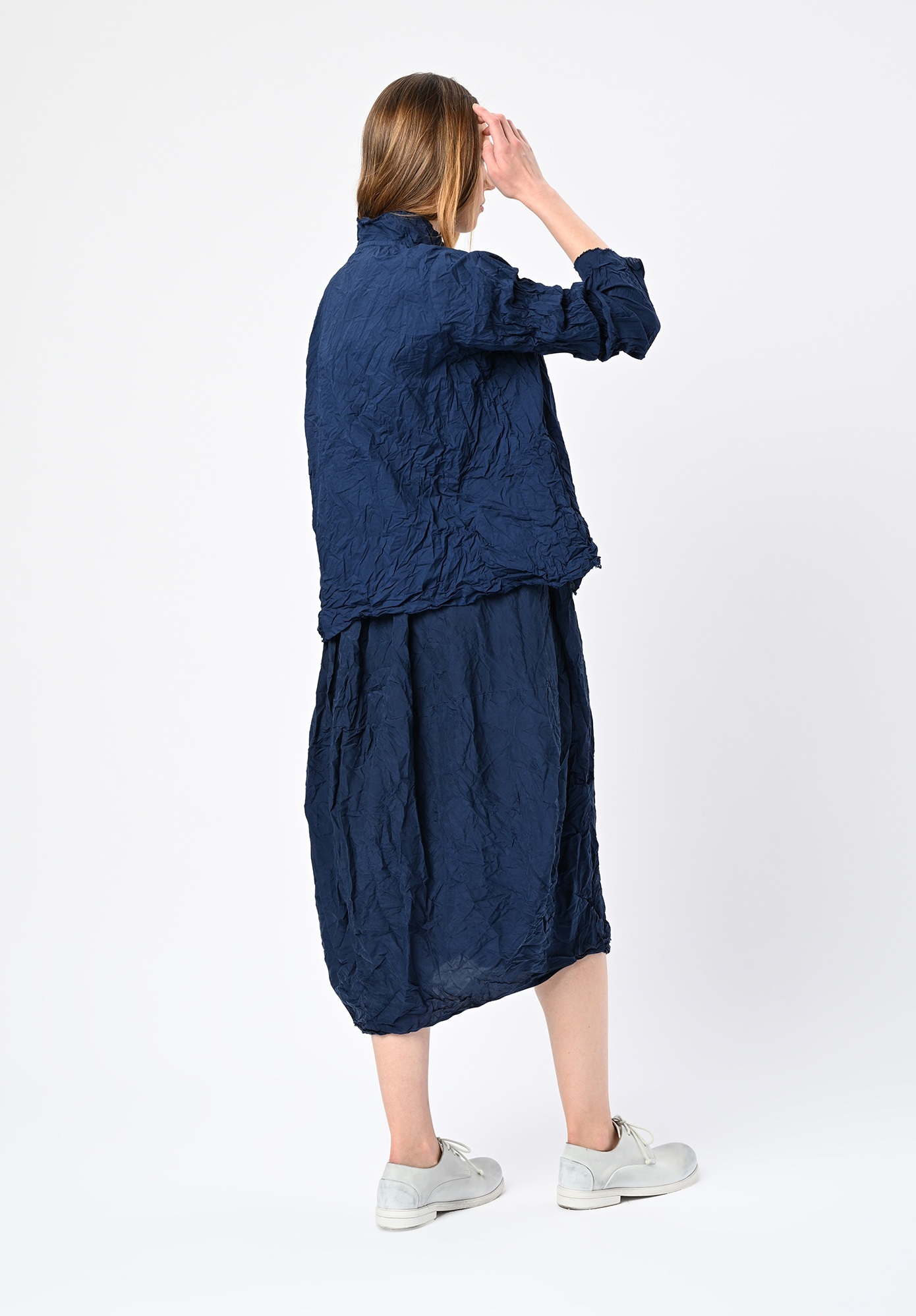 PRIVATSACHEN - SPURNAHT SLIM FITTED SHIRT LONG SLEEVE - RAUM | NAVY PRIVATSACHEN - SPURNAHT SLIM FITTED SHIRT LONG SLEEVE - RAUM | NAVY
