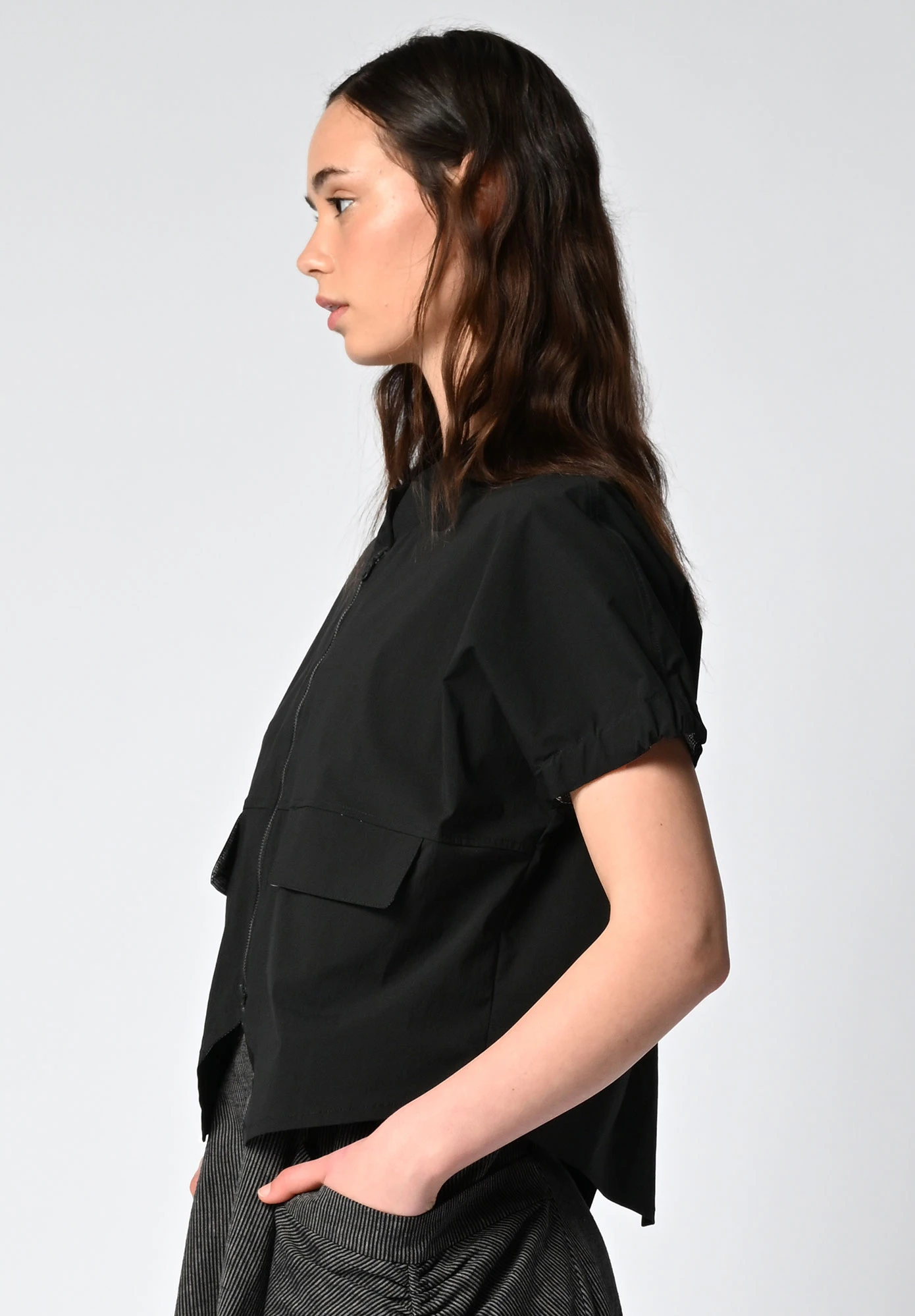 MM SÖHN - ALIGN BOMBER JACKET - BLACK MM SÖHN - ALIGN BOMBER JACKET - BLACK