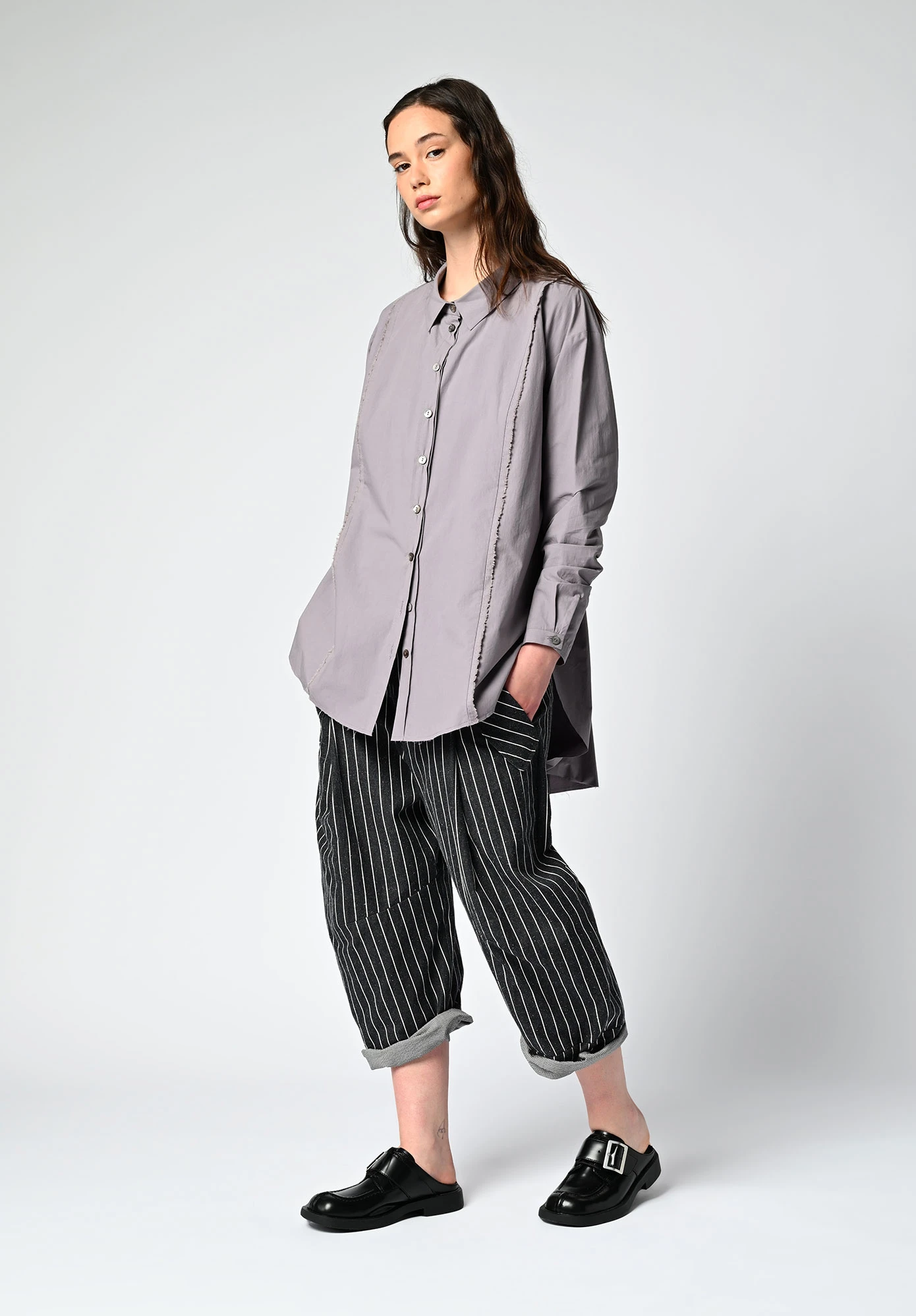 MM SÖHN - COMMA TAILS SHIRT - LAVENDER