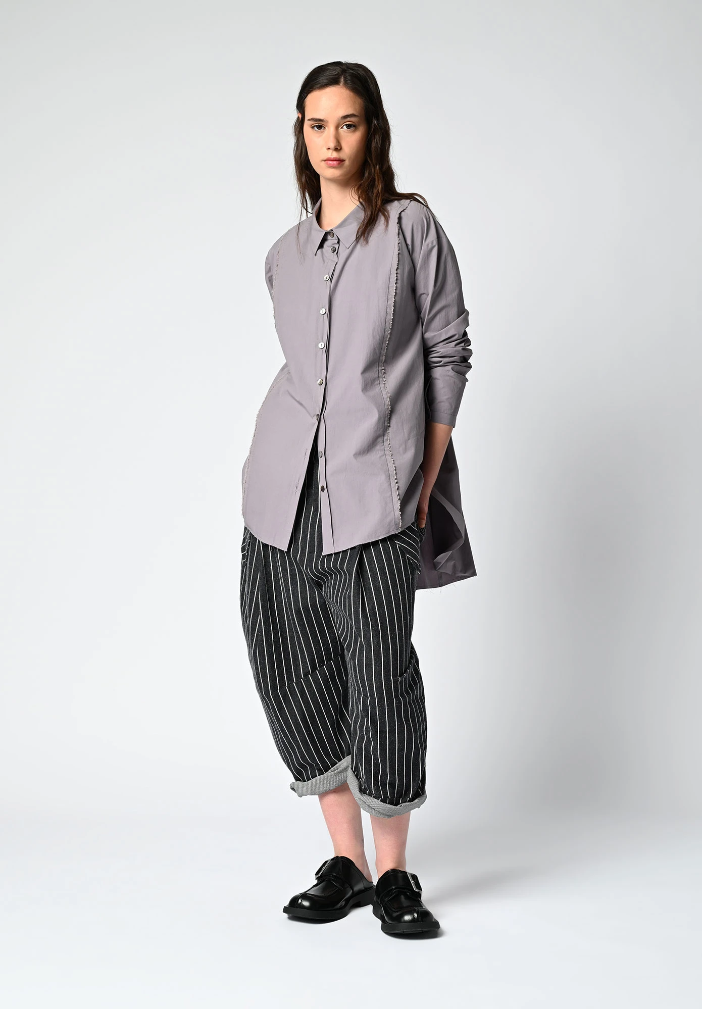 MM SÖHN - COMMA TAILS SHIRT - LAVENDER