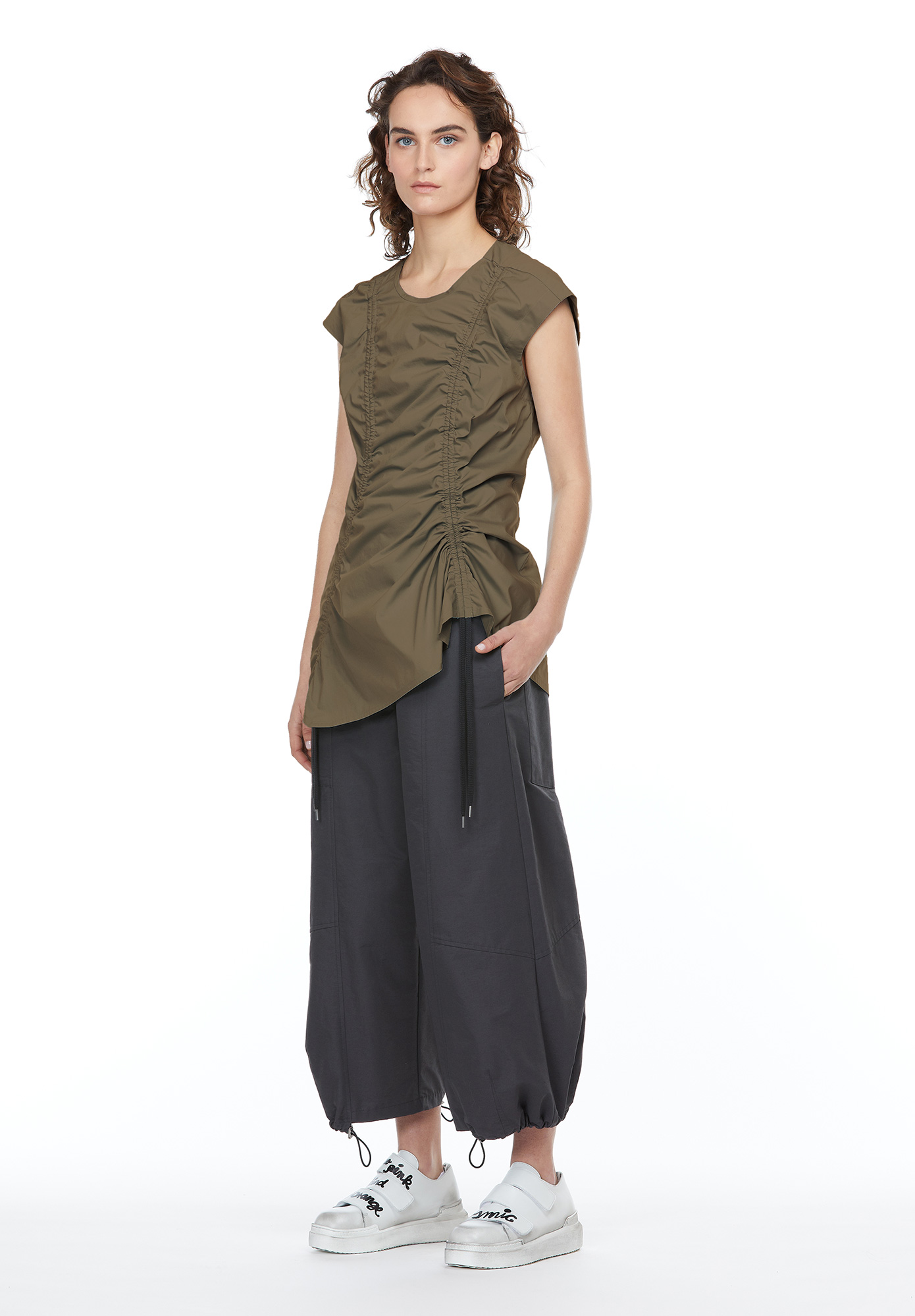 MM SÖHN - ALLIGNMENT TOP - KHAKI