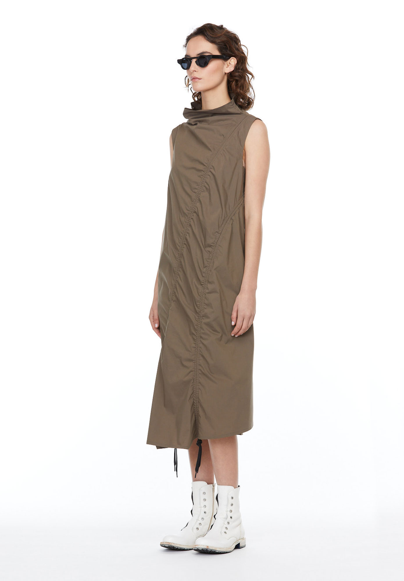 INTERVAL CHANNEL DRESS - FLAX