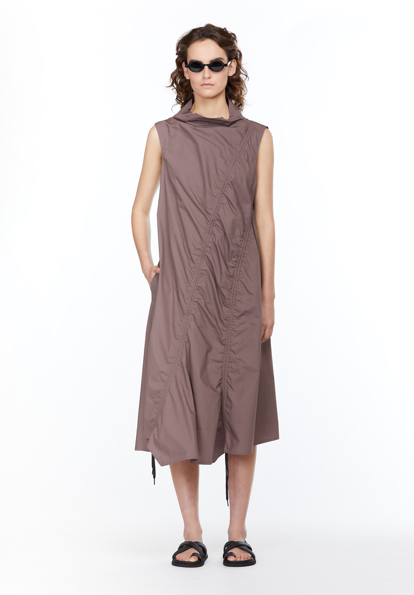 INTERVAL CHANNEL DRESS - SEPIA