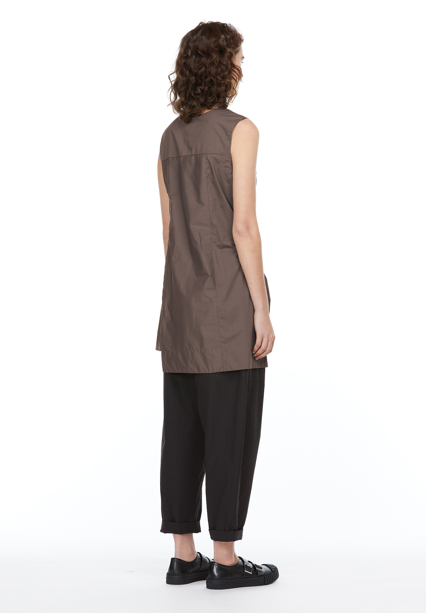 MM SÖHN - ADJUSTER CHANNEL TUNIC - SEPIA