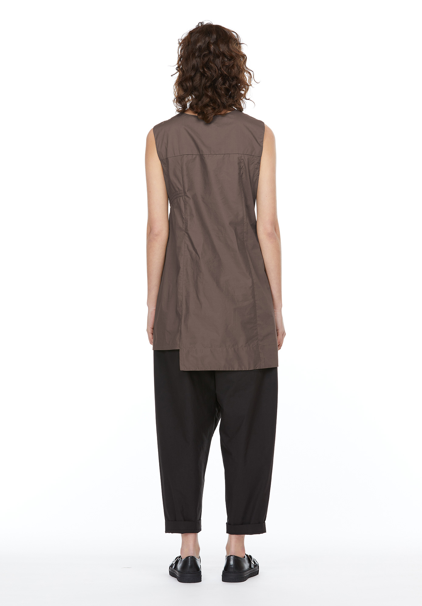 MM SÖHN - ADJUSTER CHANNEL TUNIC - SEPIA