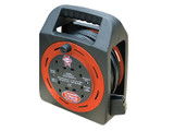 Faithfull Power Plus Easy Reel Cable Reel 15 Metre 13 Amp with 4 Socket 240 Volt