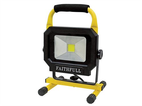 Faithfull Power Plus COB LED Pod Site Light 1400 Lumen 20 Watt 240 Volt| Toolden