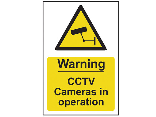 Warning CCTV Cameras In Operation -