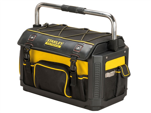 Stanley Tools FatMax Plastic Fabric Open Tote with Cover 50cm (20in)| Toolden