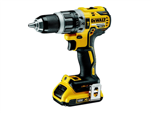 DeWalt DCD796D2 XR Brushless Hammer Drill 18 Volt 2 x 2.0Ah Li-Ion from Toolden