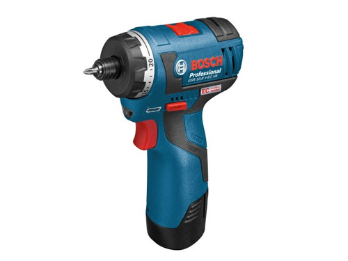 Bosch GSR108VECHX 10.8v Brushless HEX Drill Driver 2 x 2.0Ah Li-ion from Toolden