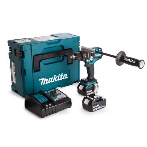 Makita DHP481RTJ 18v Brushless Combi with 2x5.0ah from Toolden
