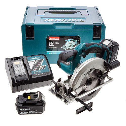 Makita DSS611RMJ 18v 165mm Circ Saw 2x4 Li-Ion | Toolden